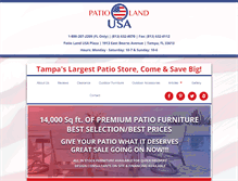 Tablet Screenshot of patiolandusa.com